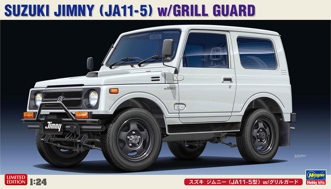 Hasegawa 1:24 Scale Suzuki Jimny (Ja11-5) With Grill Guard Kit