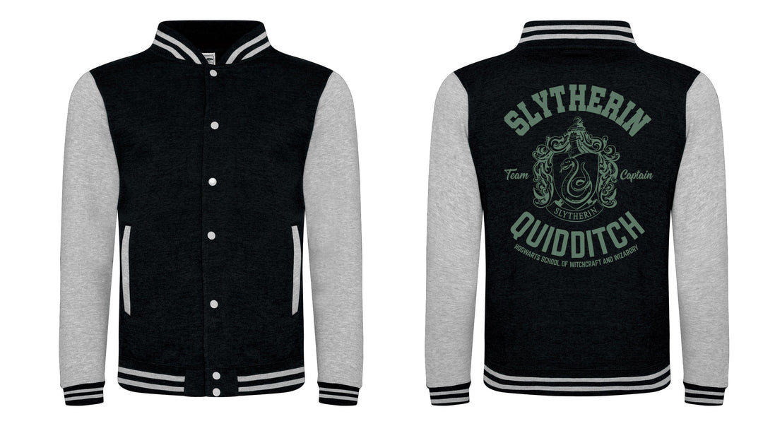 Harry Potter Slytherin Quidditch Varsity Jacket