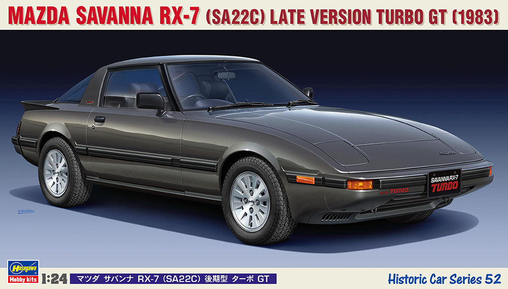 Hasegawa 1:24 Mazda Savanna RX-7 (SA22C) Late Version Turbo GT Kit