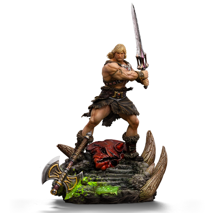 Iron Studios Masters of the Universe He-Man Unleashed 1/10 Deluxe Art Scale Limited Edition Statue