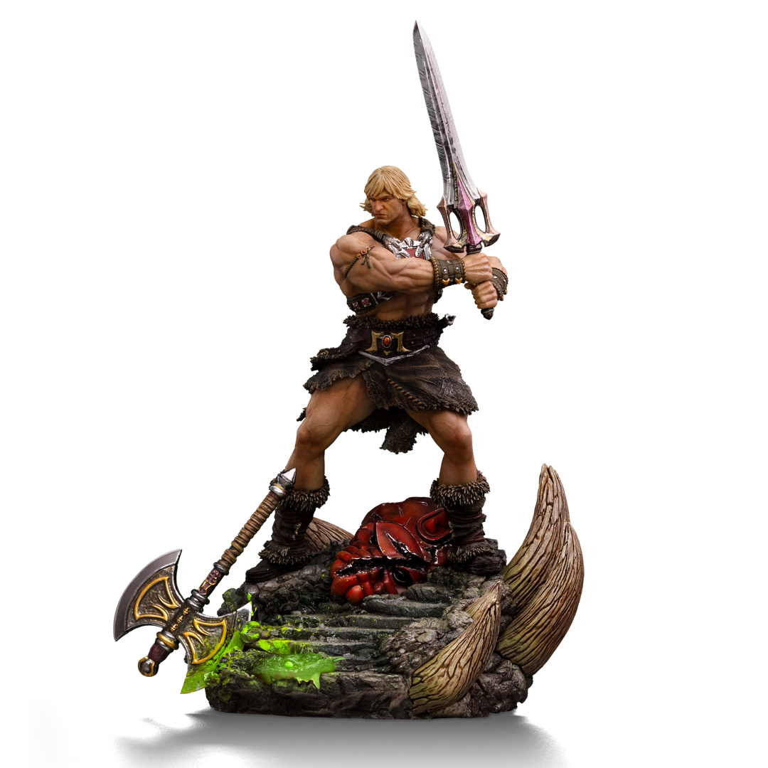 Iron Studios Masters of the Universe He-Man Unleashed 1/10 Deluxe Art Scale Limited Edition Statue