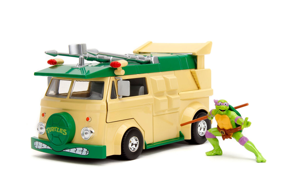 Jada Toys 1:24 Scale Teenage Mutant Ninja Turtles Party Bus with Donatello figure