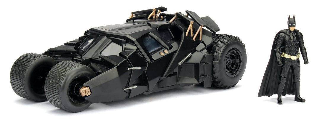 Jada Toys 1:24 Scale The Dark Knight Tumbler Batmobile with Batman Figure