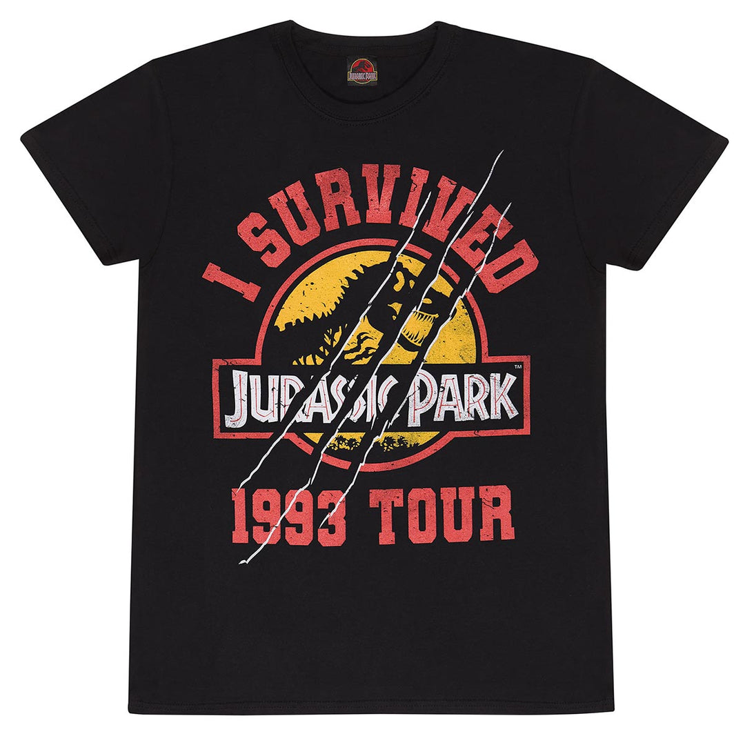 Jurassic Park I Survived 1993 Tour Unisex Adults T-Shirt