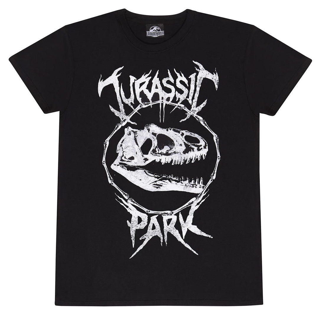 Jurassic World Horror Text Unisex Adults T-Shirt