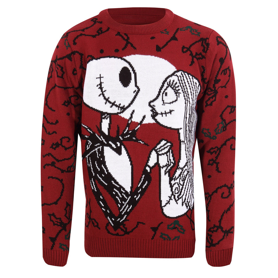 Nightmare Before Christmas Jack and Sally Knitted Jumper