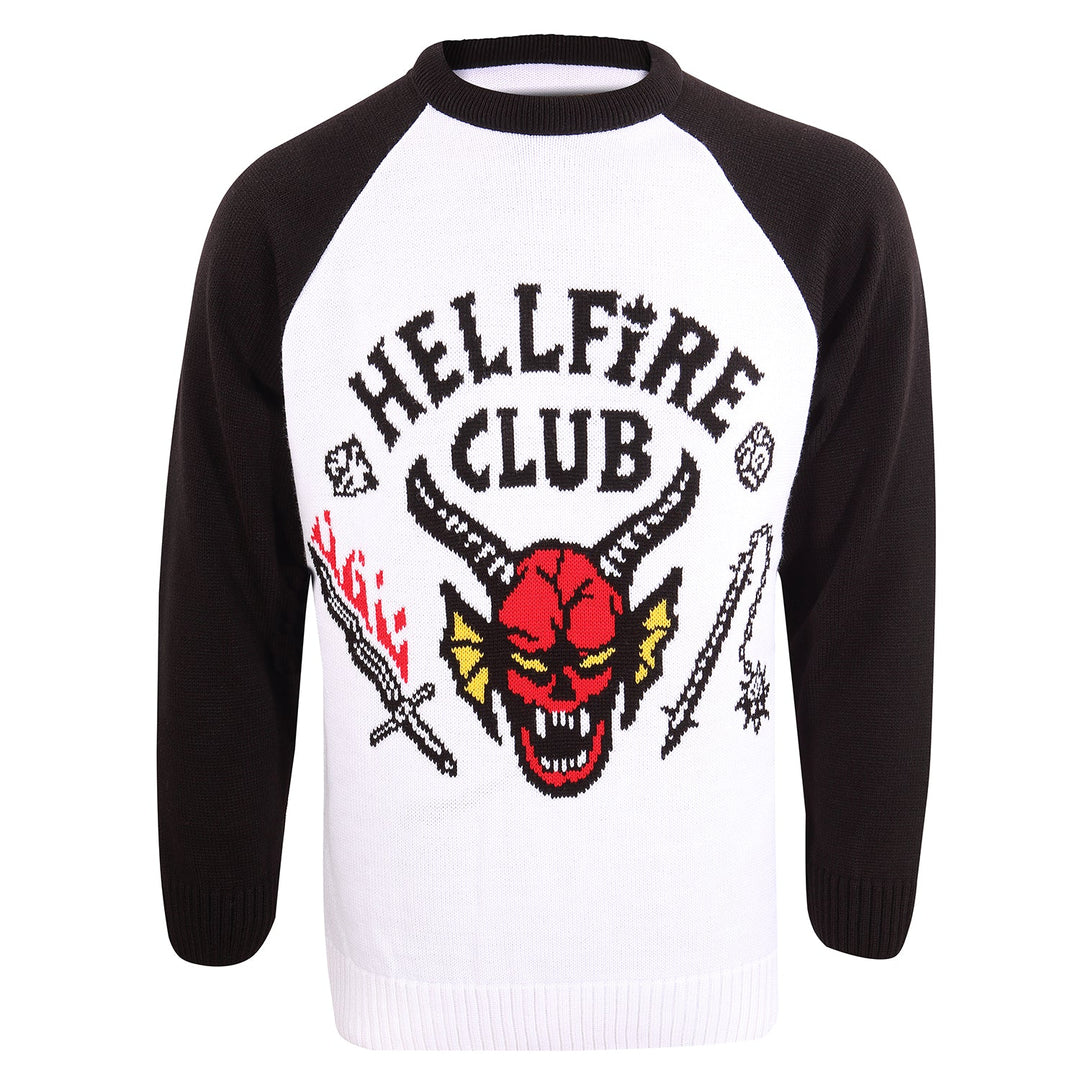 Stranger Things Hellfire Club Knitted Jumper