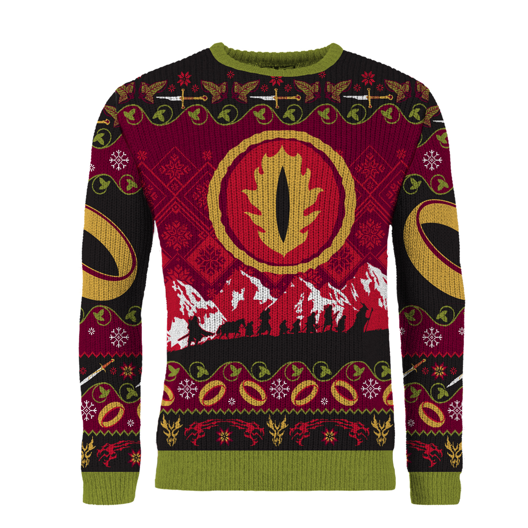 Official Lord Of The Rings One Ring Christmas Jumper