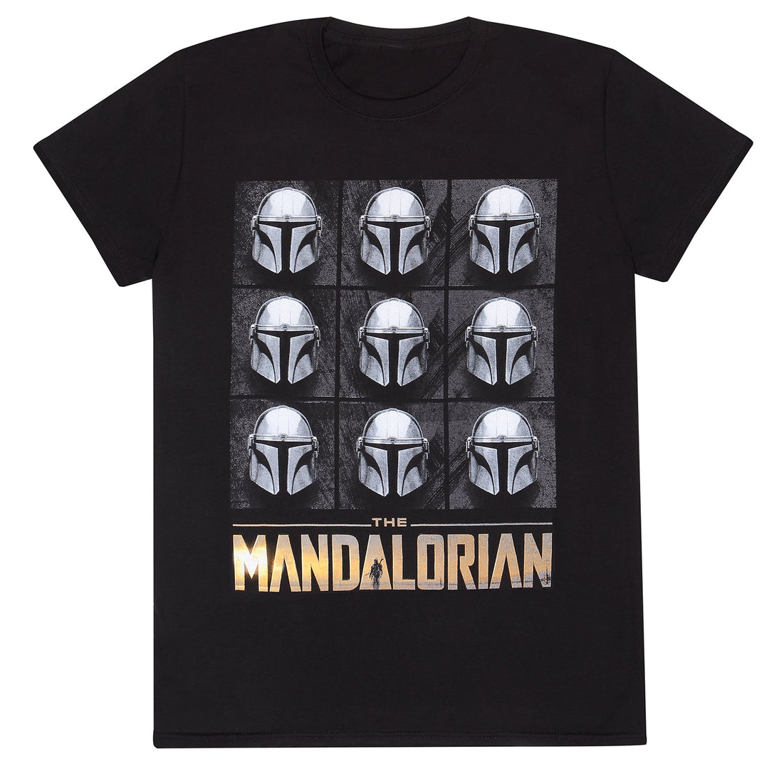 Star Wars The Mandalorian Mando Helmets T-Shirt