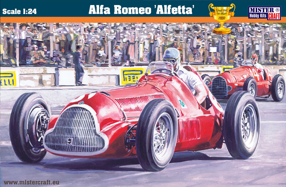 MisterCraft 1:24 Scale Alfa Romeo Alfetta Kit