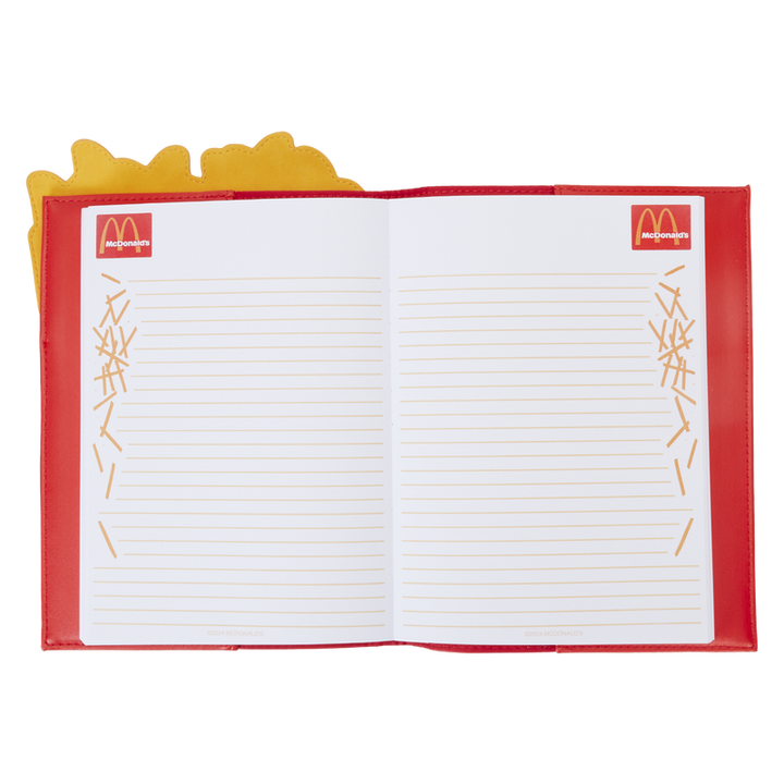 Loungefly McDonald's French Fries Notebook Journal