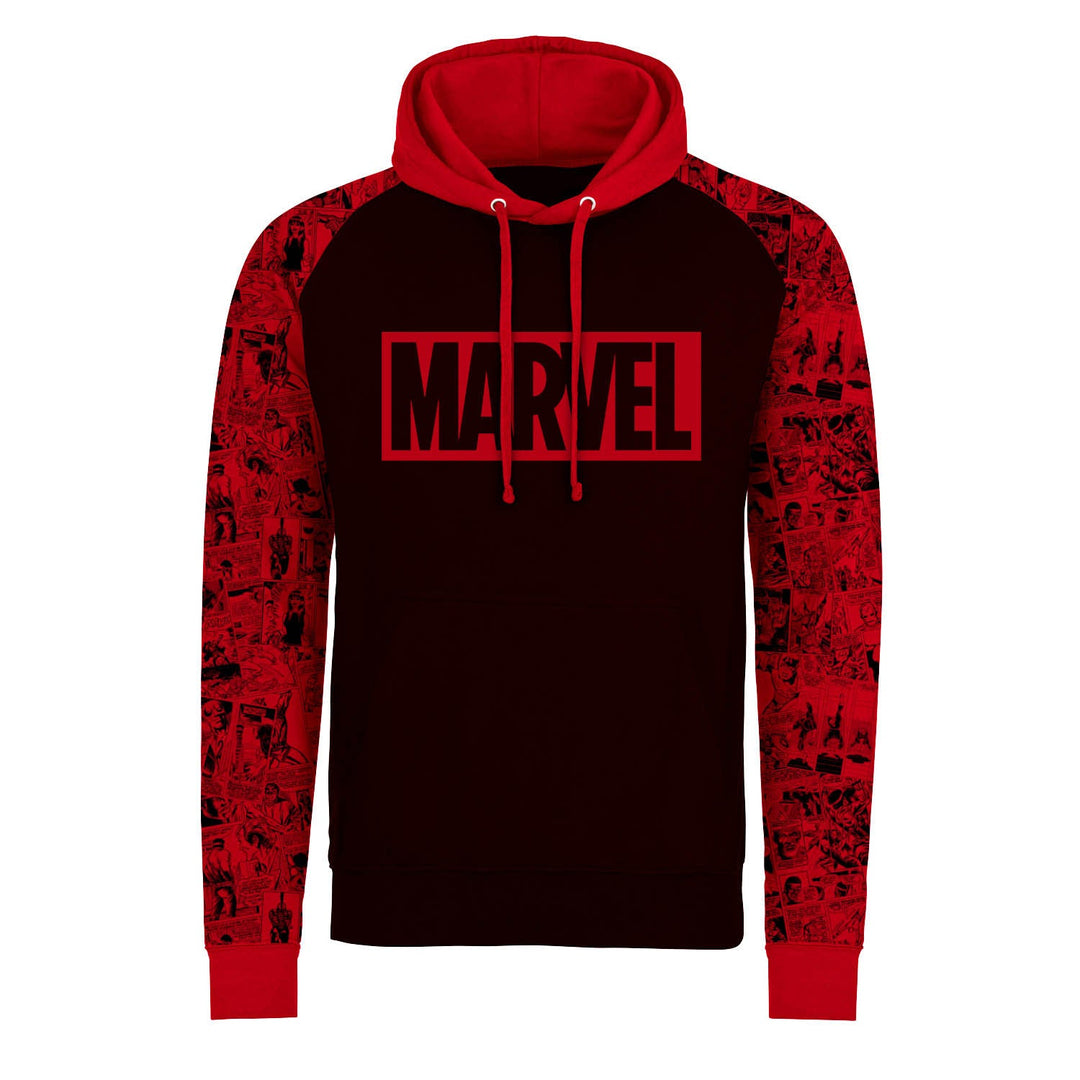 Marvel Comics Premium Contrast Pullover Hooded Sweatshirt