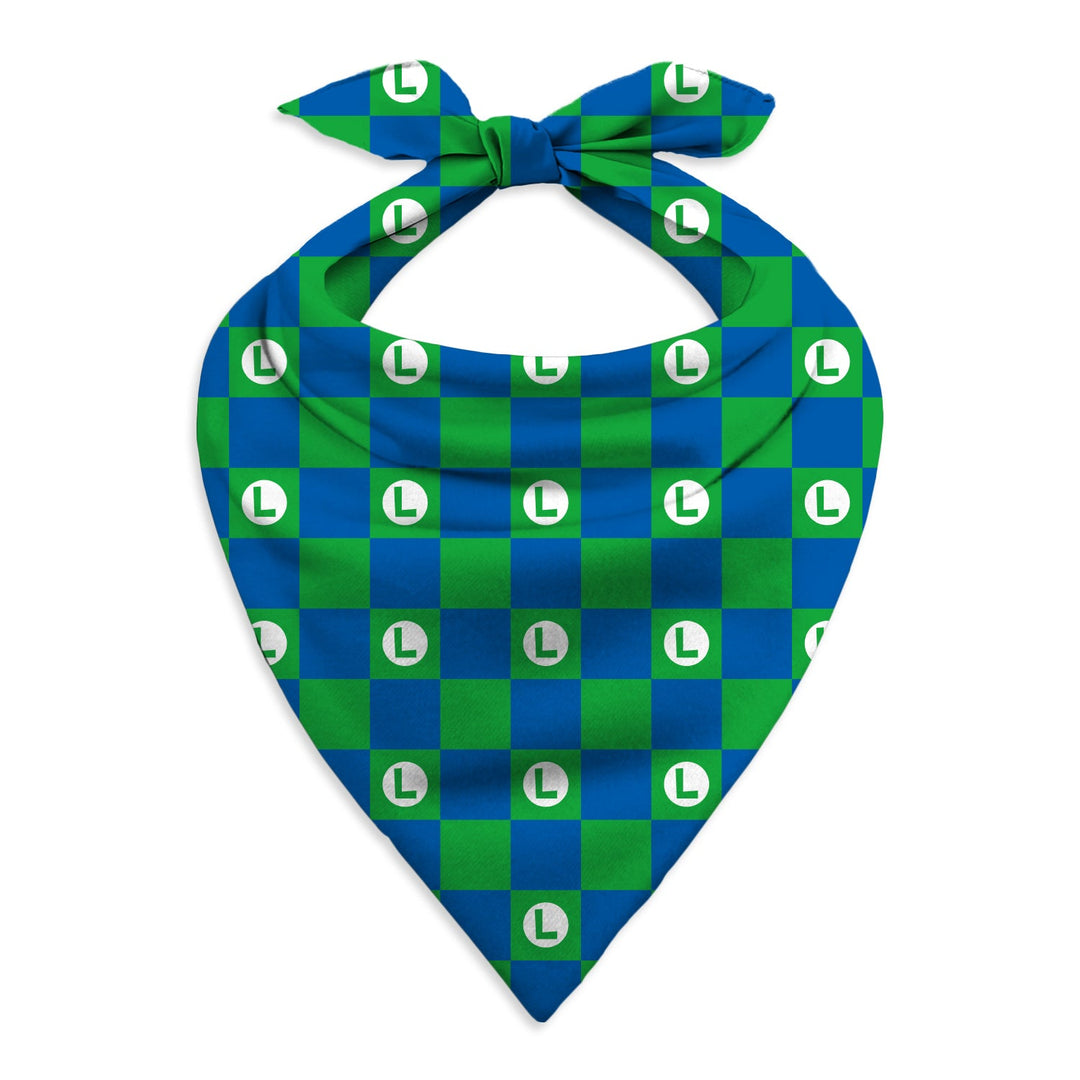 Nintendo Super Mario Luigi Pattern Bandana