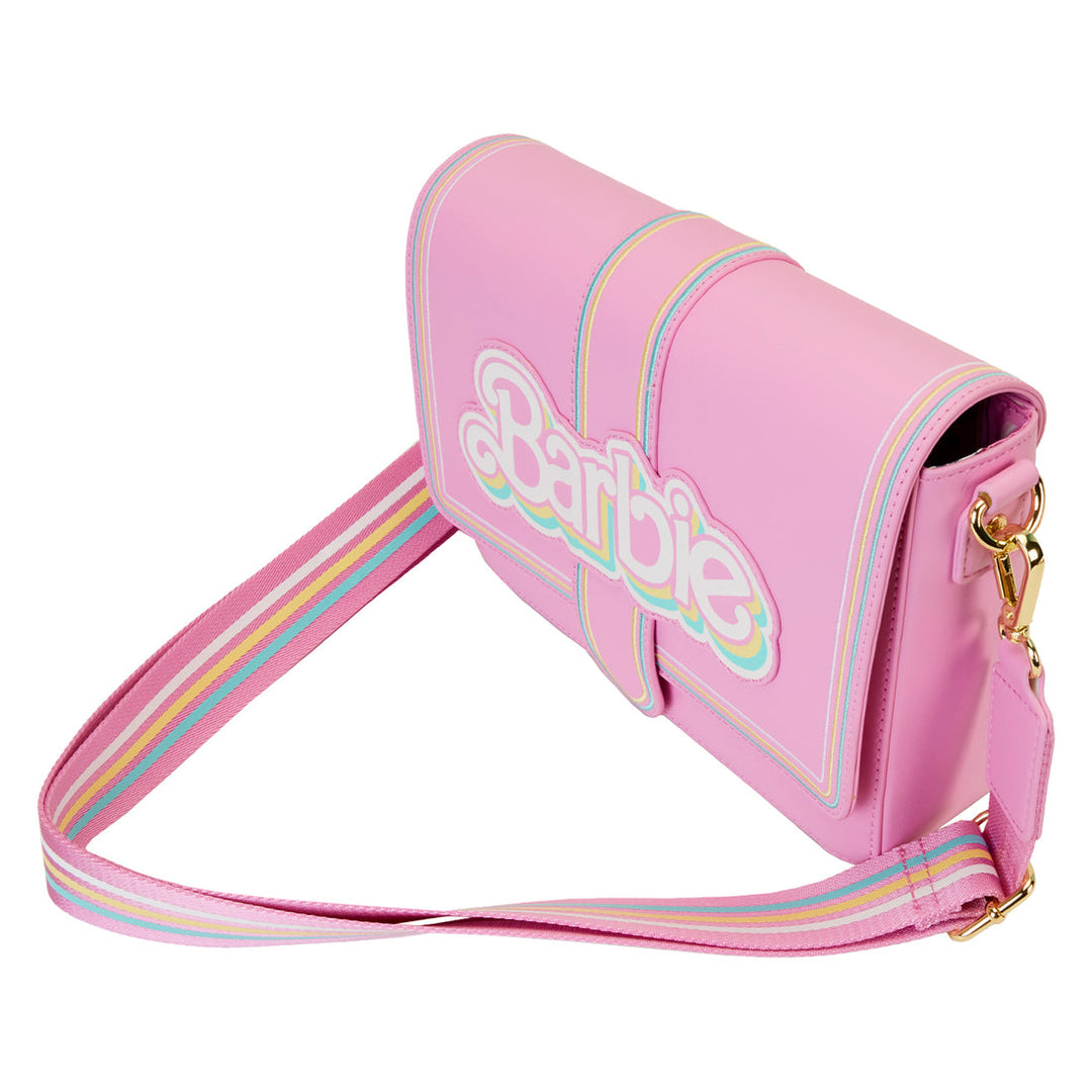 Loungefly Barbie 65th Anniversary Logo Crossbody Bag with Coin Bag
