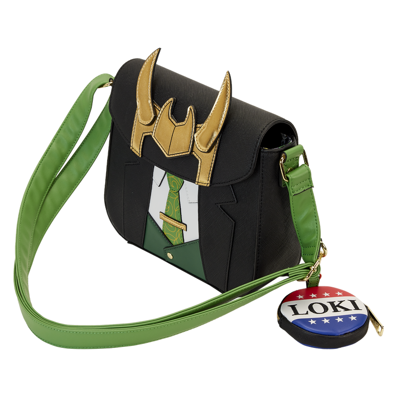 Loungefly Loki for Preseident Cosplay Crossbody Bag