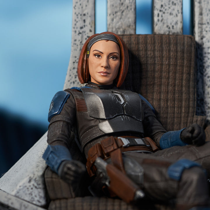 Star Wars The Mandalorian Premier Collection Bo-Katan on Throne 1/7 Scale Limited Edition Statue