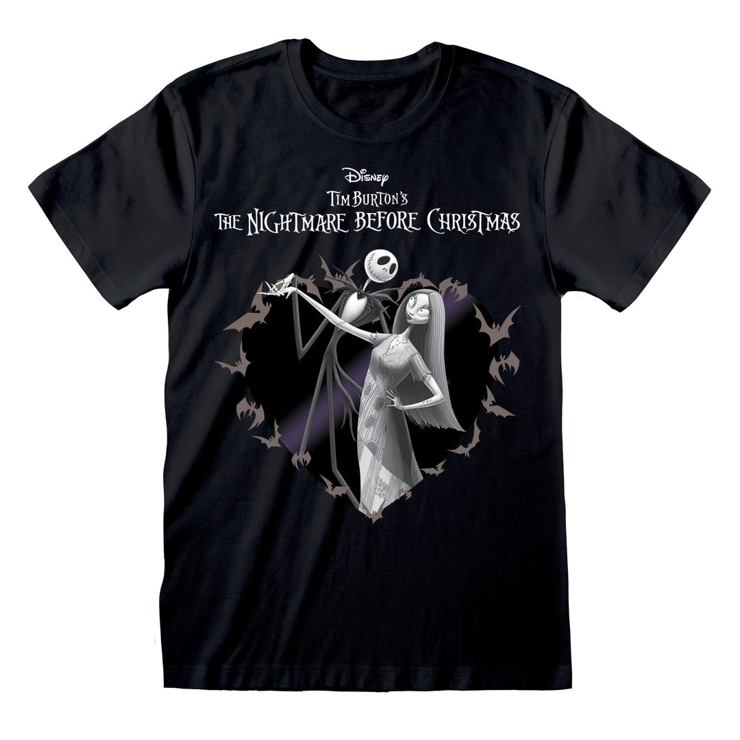 Disney Nightmare Before Christmas Bat Heart T-Shirt