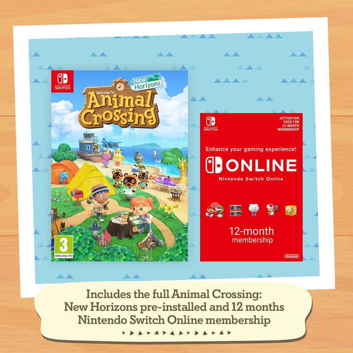 Nintendo Switch Lite Isabelle Alhoa Edition: Animal Crossing & 12-Month Nintendo Switch Online Membership