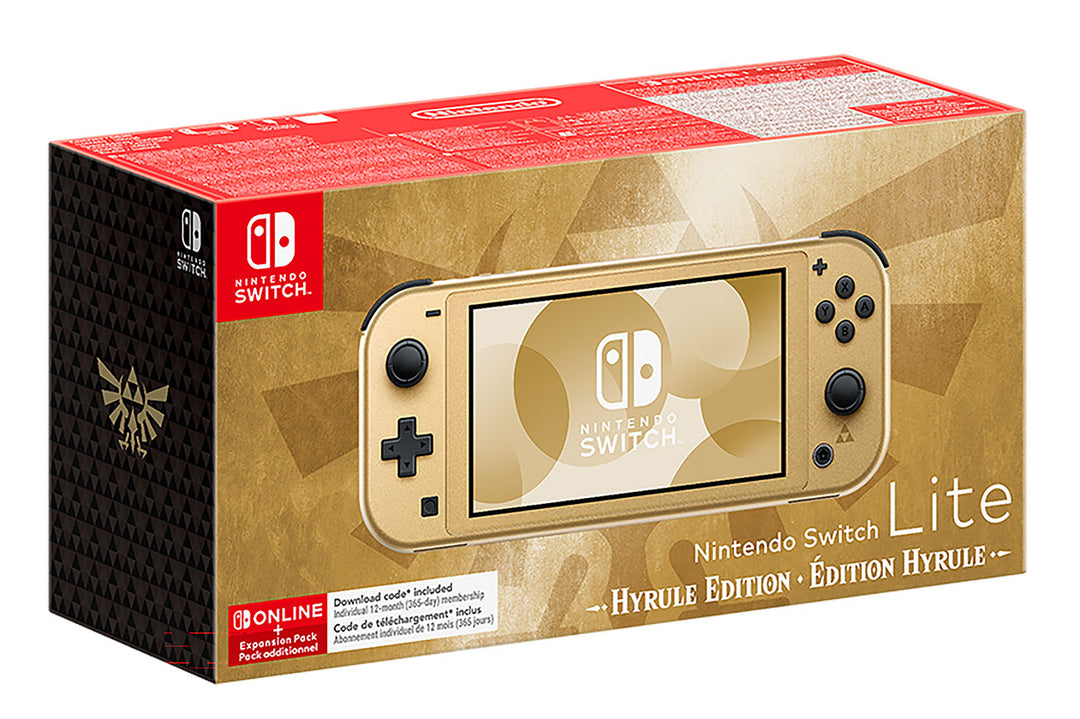 Nintendo Switch Lite Hardware Hyrule Edition Console