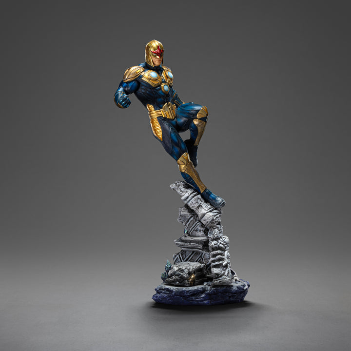 Iron Studios The Infinity Gauntlet Battle Diorama Series Nova 1/10 Art Scale Limited Edition Statue