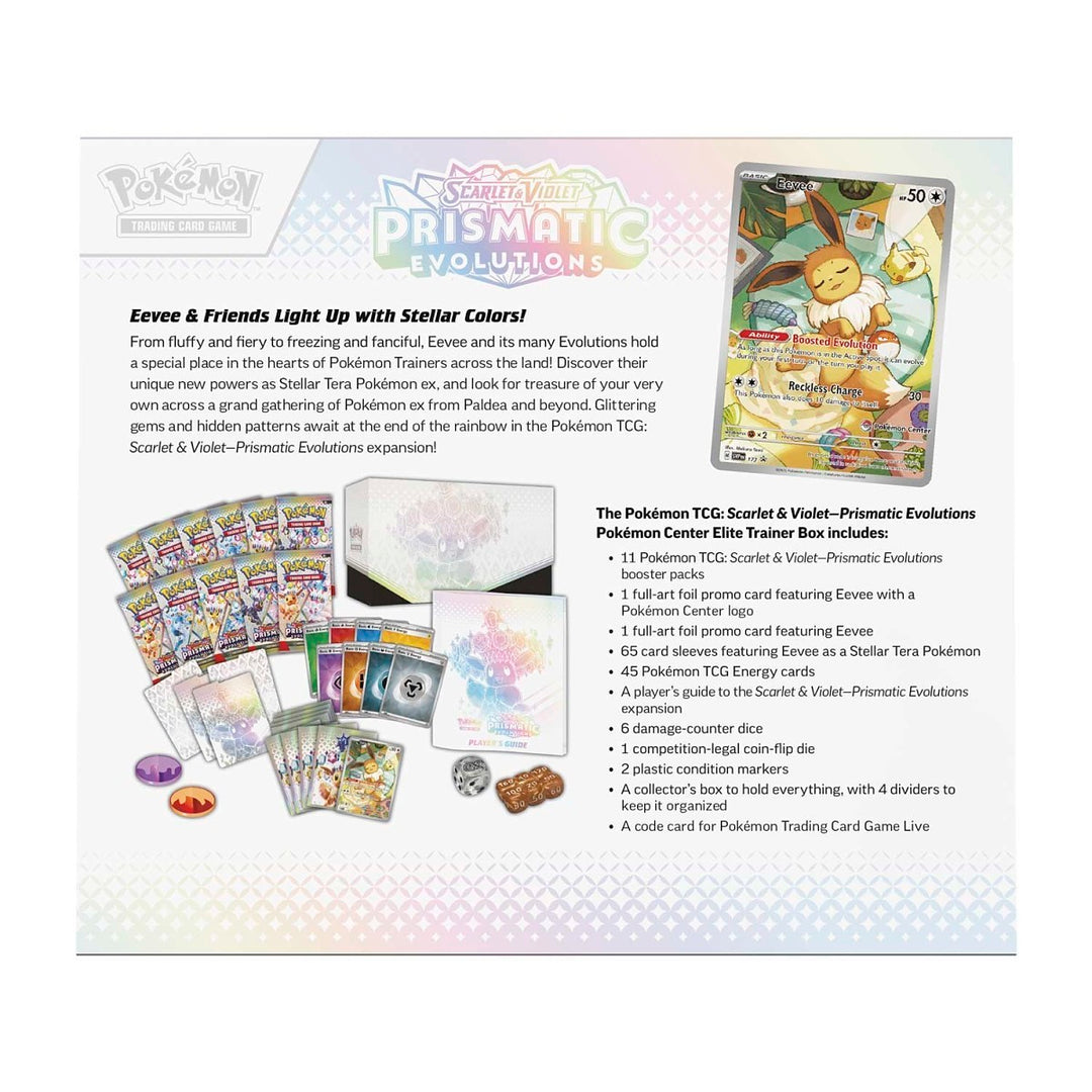 Pokémon TCG: Scarlet & Violet-Prismatic Evolutions Elite Trainer Box