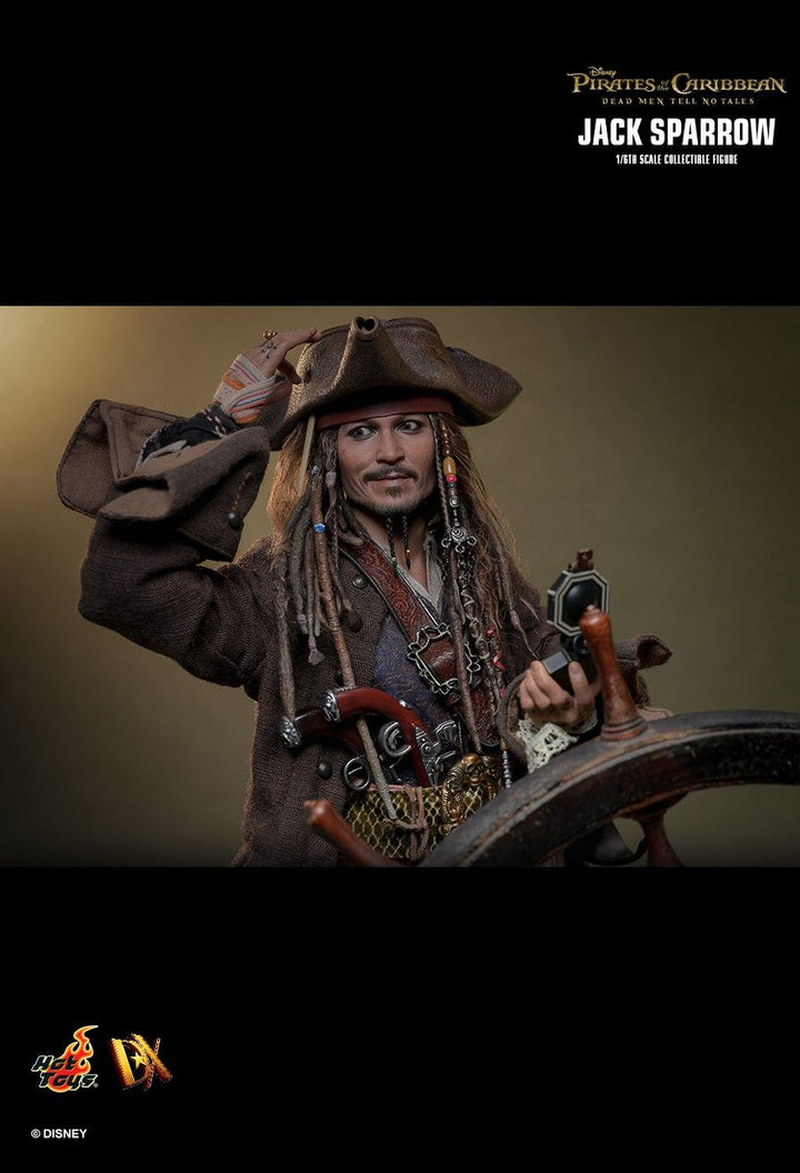Hot Toys Pirates of the Caribbean Dead Men Tell No Tales Captain Jack Sparrow 1/6th Scale Figure