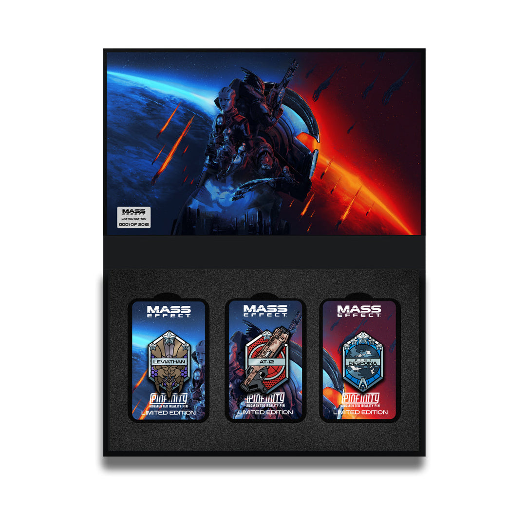 Mass Effect 3-Piece AR Limited Edition Pin Set