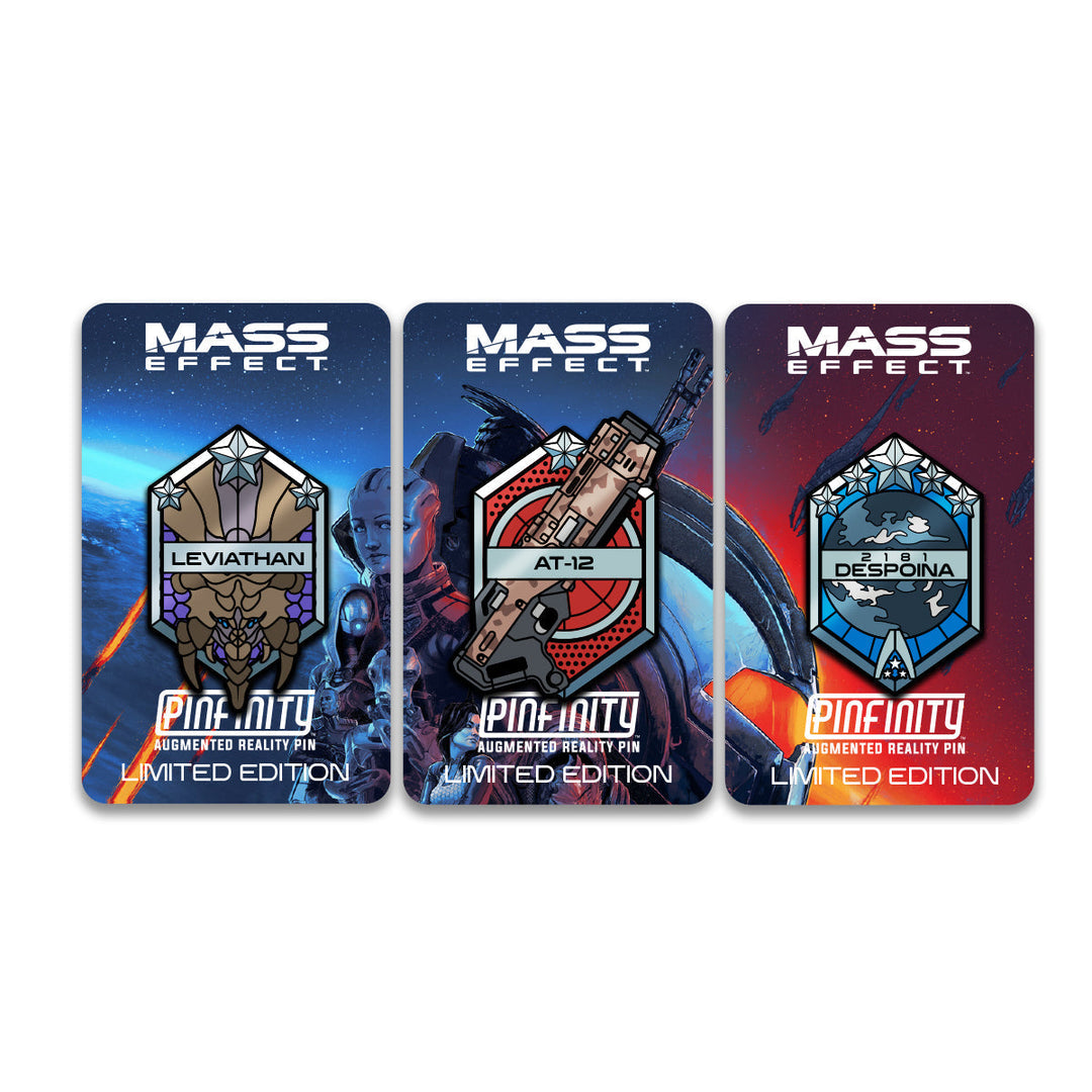 Mass Effect 3-Piece AR Limited Edition Pin Set