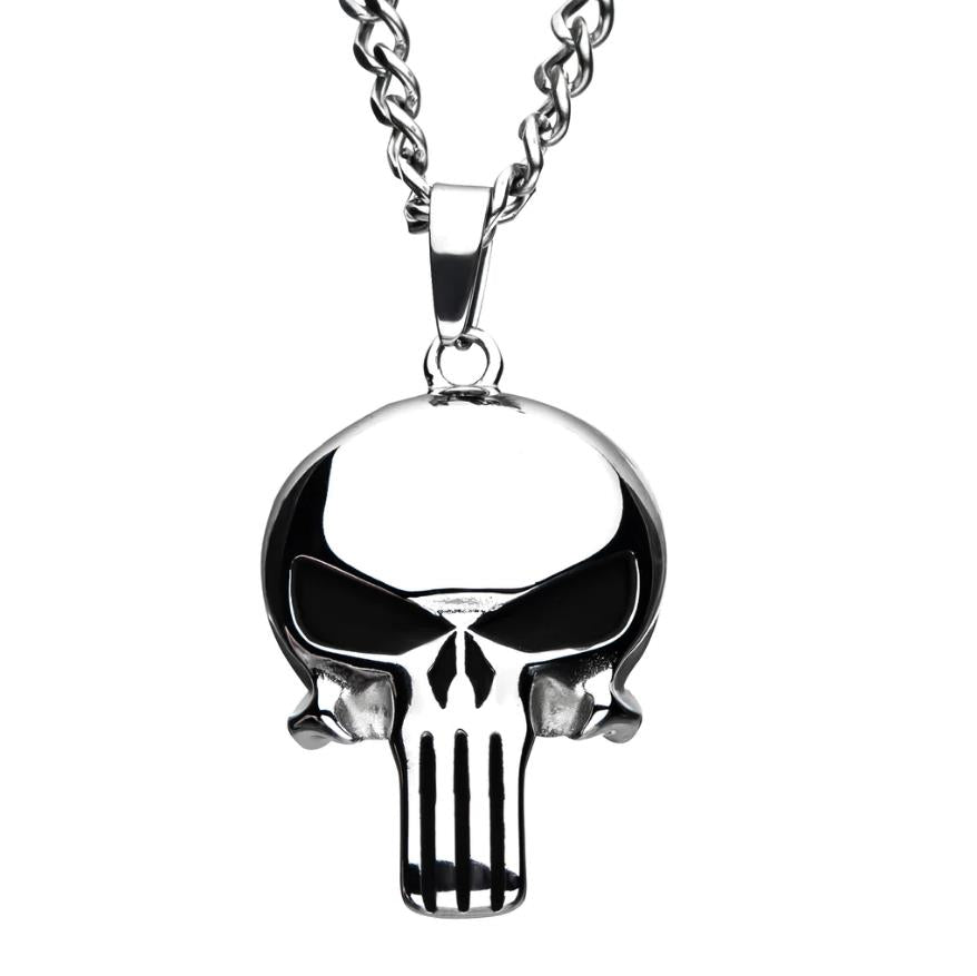 Marvel Punisher Skull Pendant With Chain