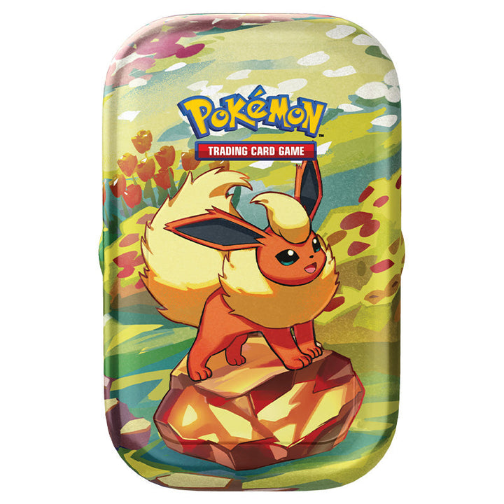 Pokemon TCG - Scarlet & Violet Prismatic Evolutions Mini Tin - Flareon