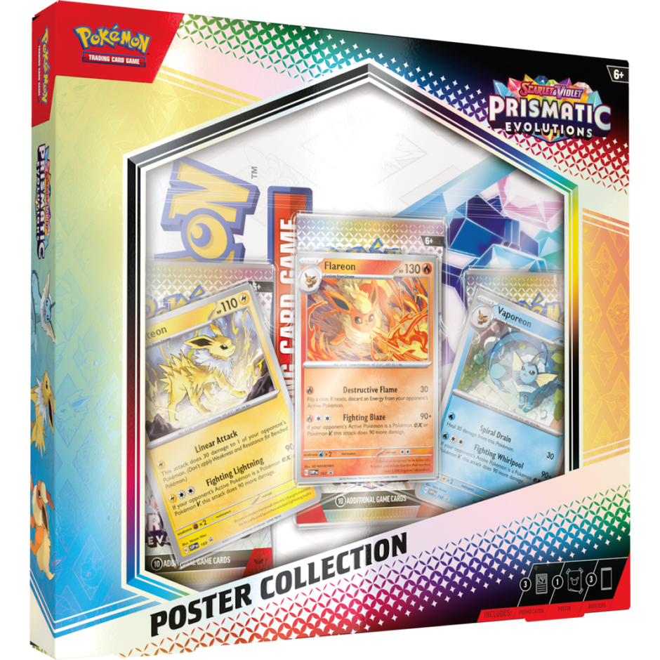 Pokémon TCG: Scarlet & Violet-Prismatic Evolutions Poster Collection