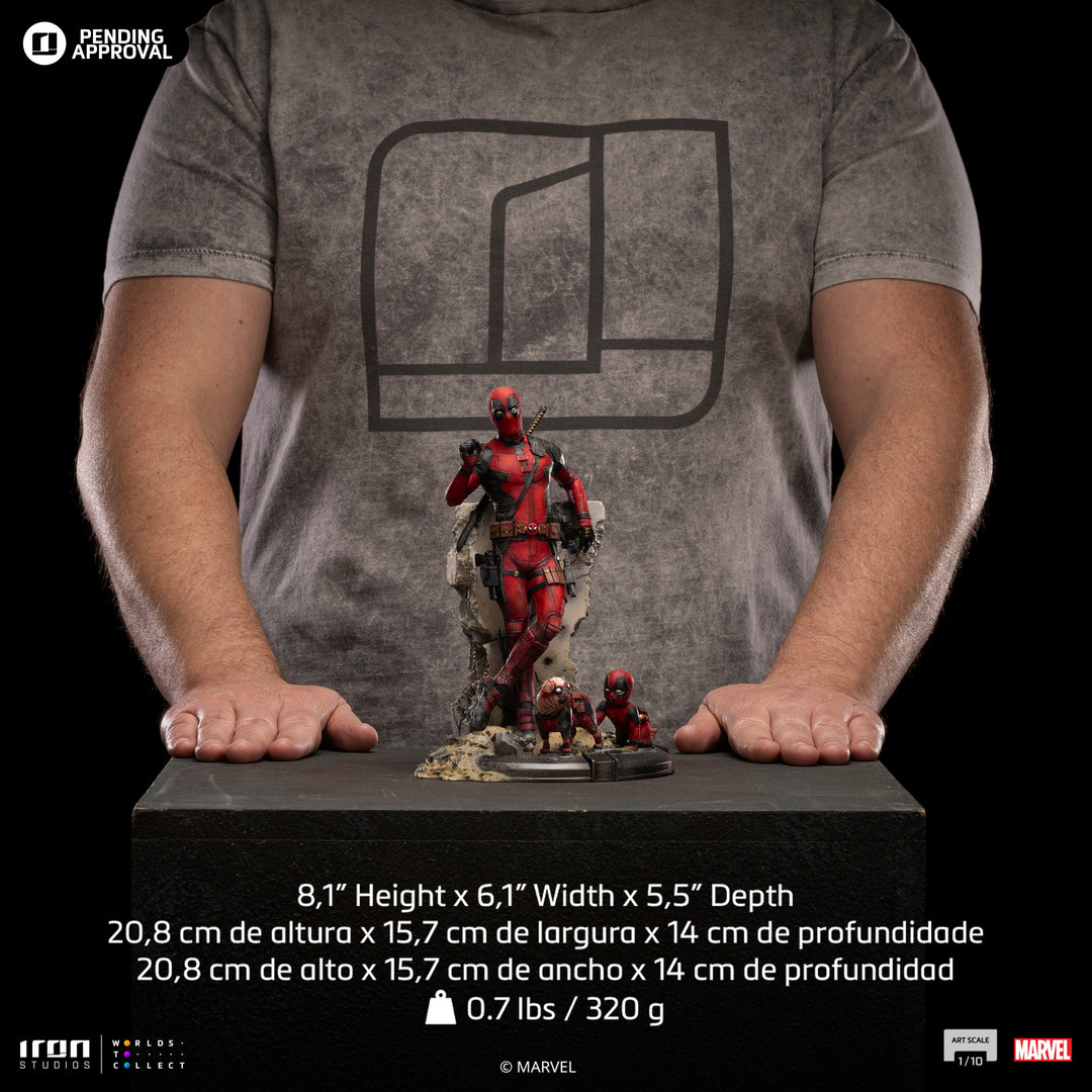 Iron Studios Deadpool & Wolverine Deadpool 1/10 Art Scale Limited Edition Statue