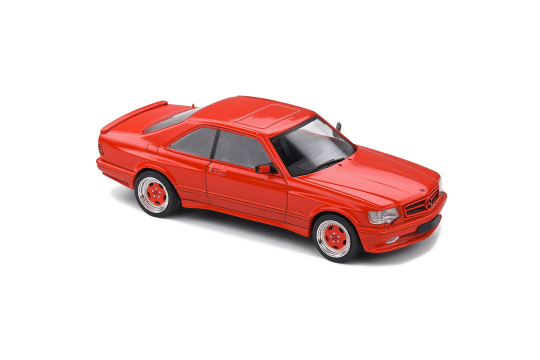 Solido Die-Cast 1:43 1990 Mercedes-Benz 560 SEC AMG Wide Body Signal Red