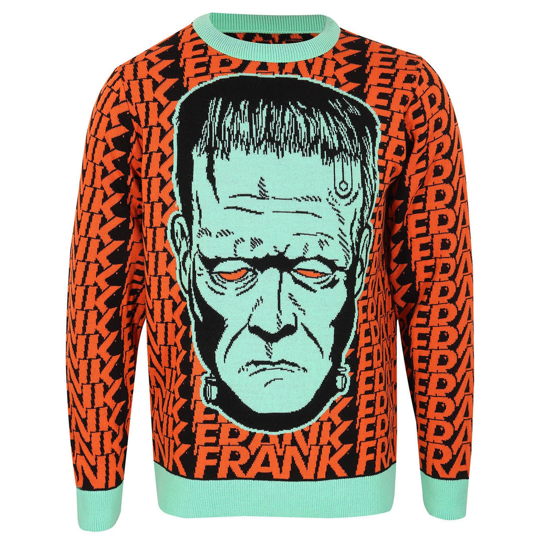 Universal Monsters Frankenstein Head Knitted Jumper