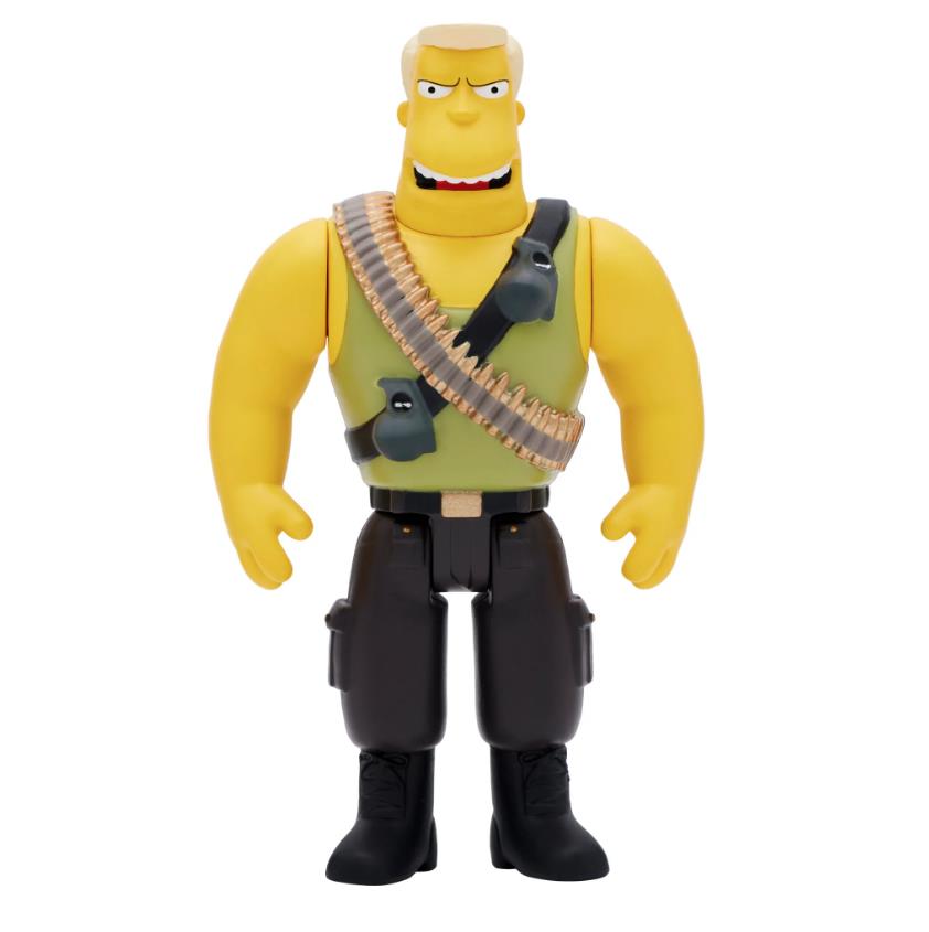 The Simpsons McBain McBain Commando ReAction Figure