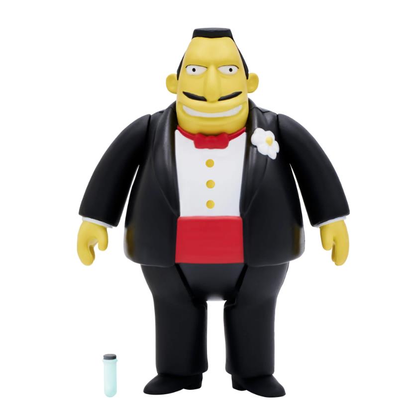 The Simpsons McBain Senator Mendoza ReAction Figure