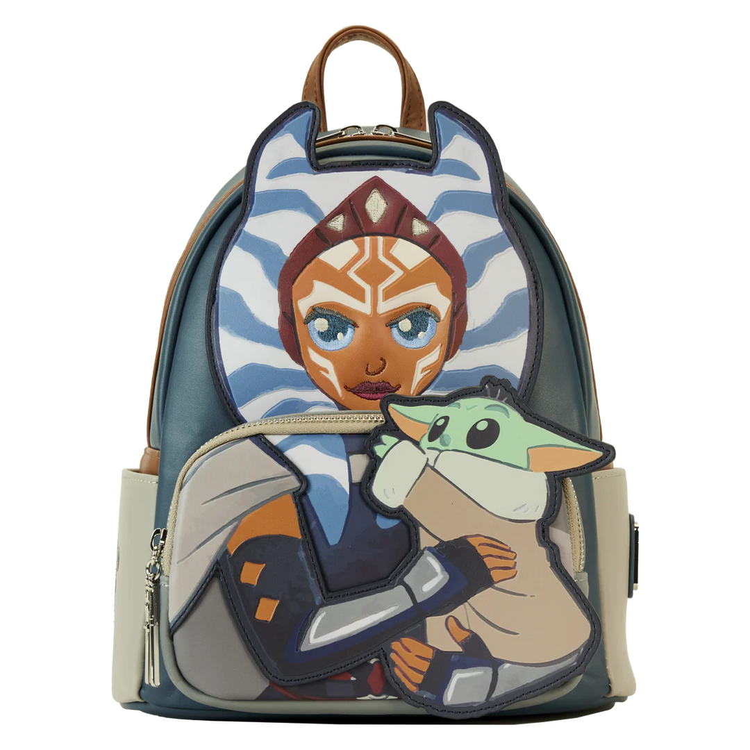 Loungefly Mandalorian Ahsoka Holding Grogu Mini Backpack