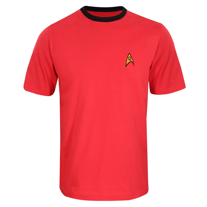 Star Trek Uniform Red Ringer T-Shirt