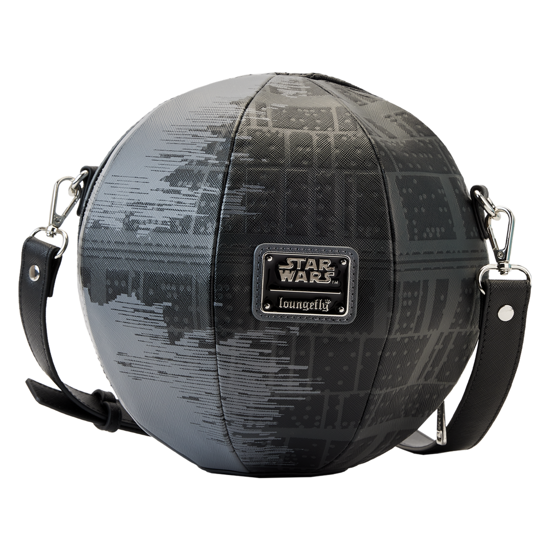 Loungefly Star Wars Return Of The Jedi 40th Anniversary Death Star Cross Body Bag