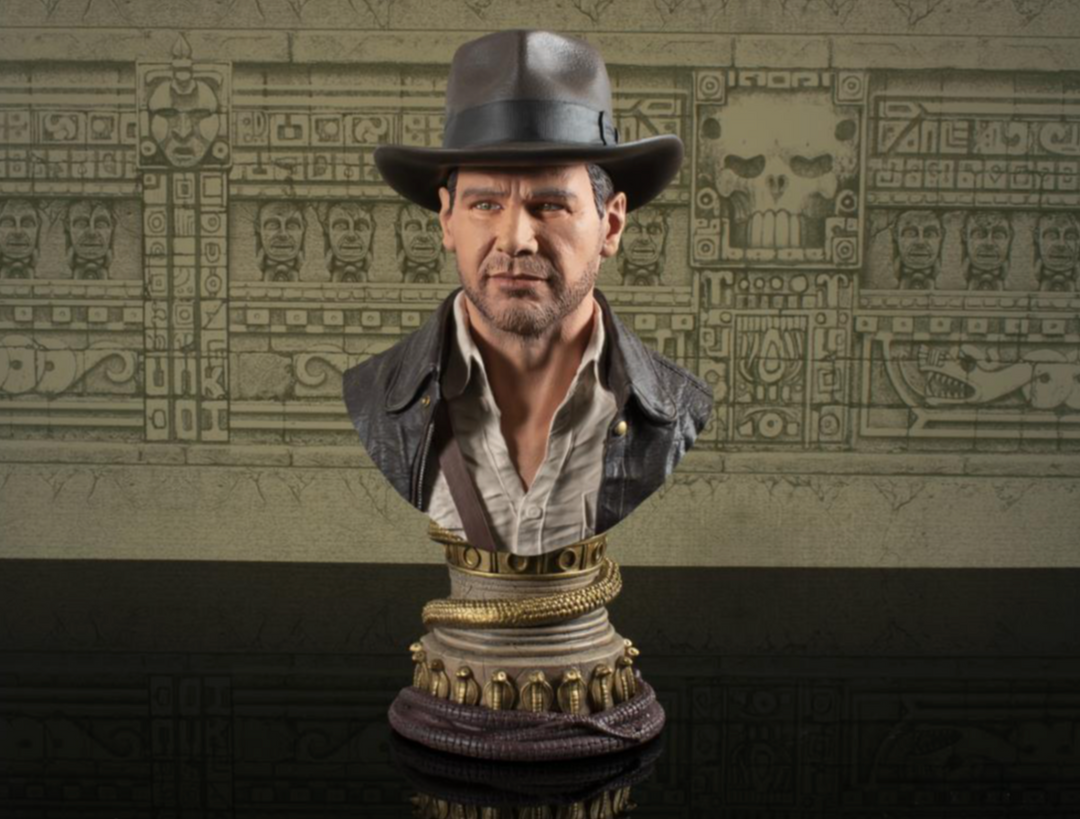 Raiders of the Lost Ark Legends in 3D Indiana Jones 1/2 Scale Limited Edition Bust