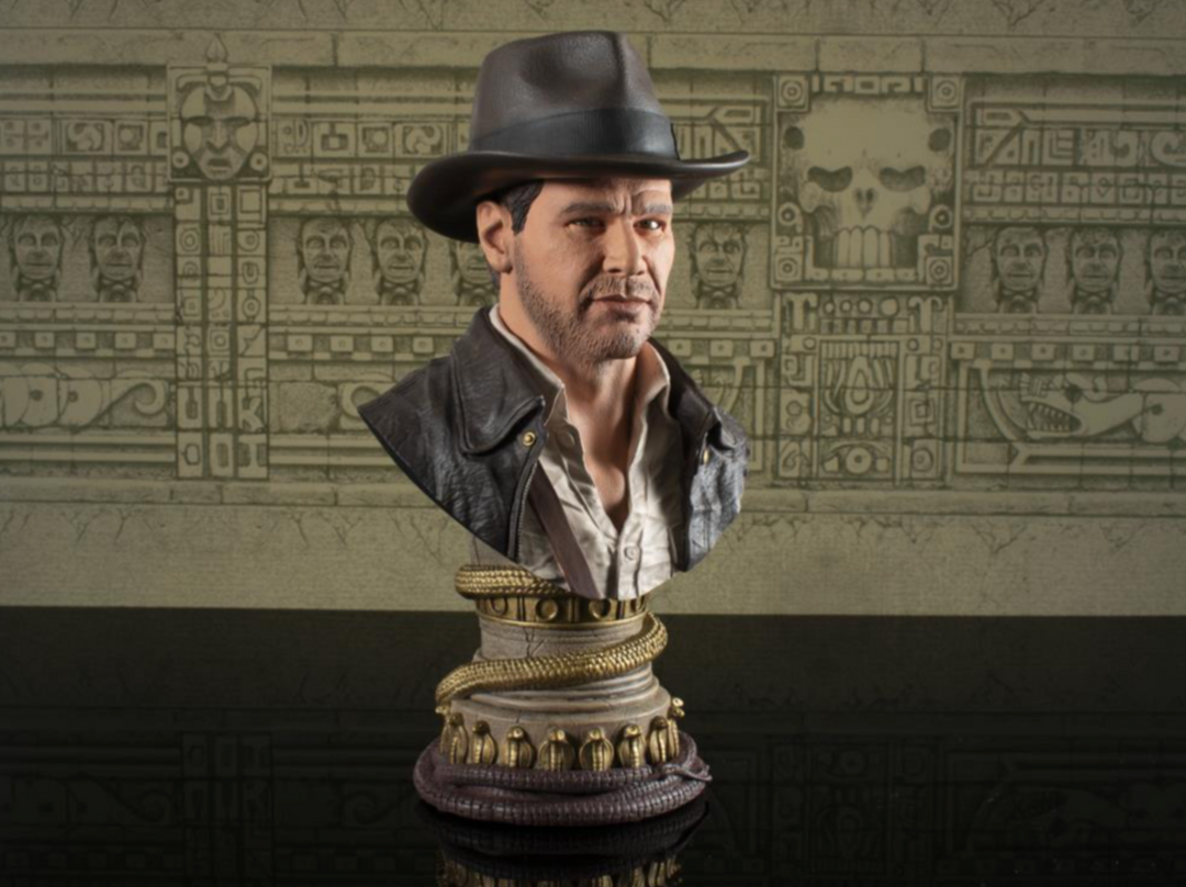 Raiders of the Lost Ark Legends in 3D Indiana Jones 1/2 Scale Limited Edition Bust