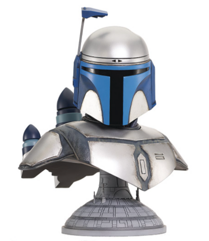 Star Wars Attack of the Clones Jango Fett Legends in 3D 1/2 Scale Limited Edition Bust