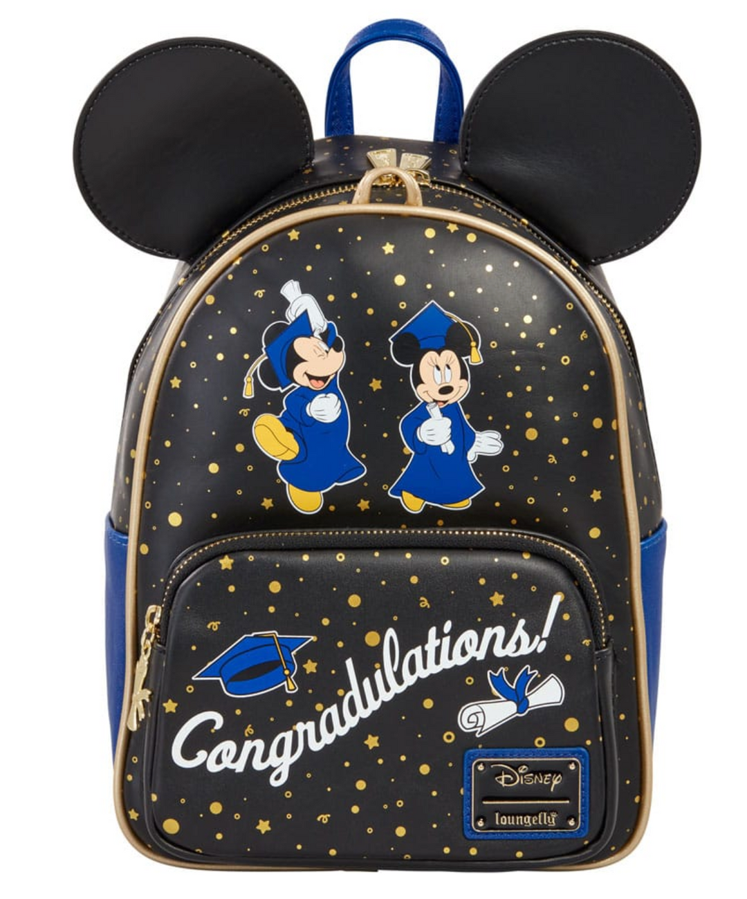 Disney Mickey & Minnie Graduation USA Exclusive Mini Backpack