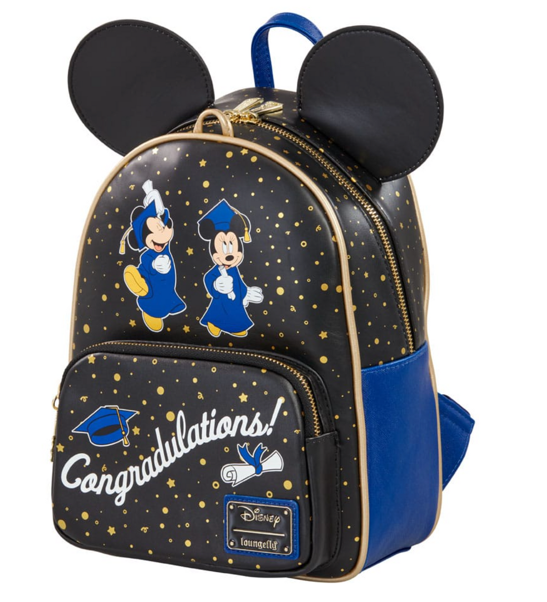 Disney Mickey & Minnie Graduation USA Exclusive Mini Backpack