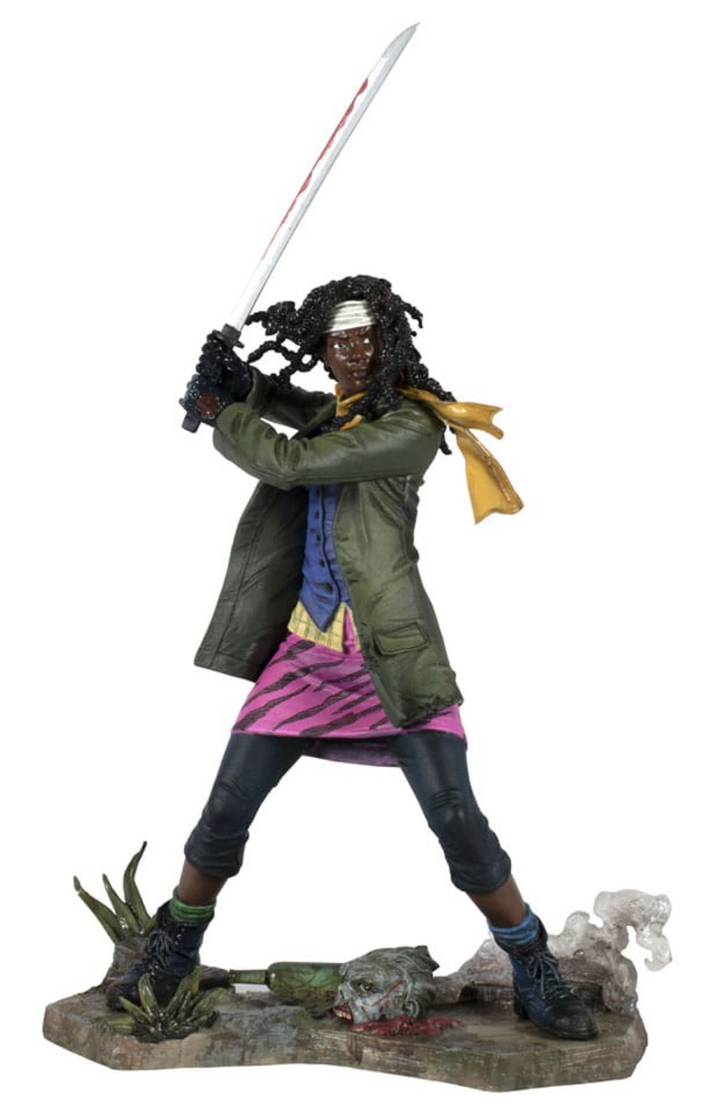 The Walking Dead Gallery Michonne Figure Diorama