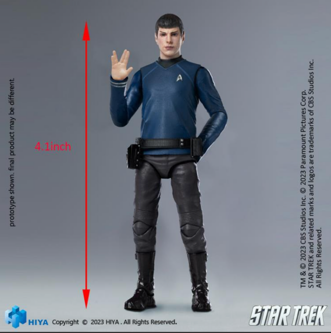 Star Trek Exquisite Series Spock 1:18 Scale Action Figure