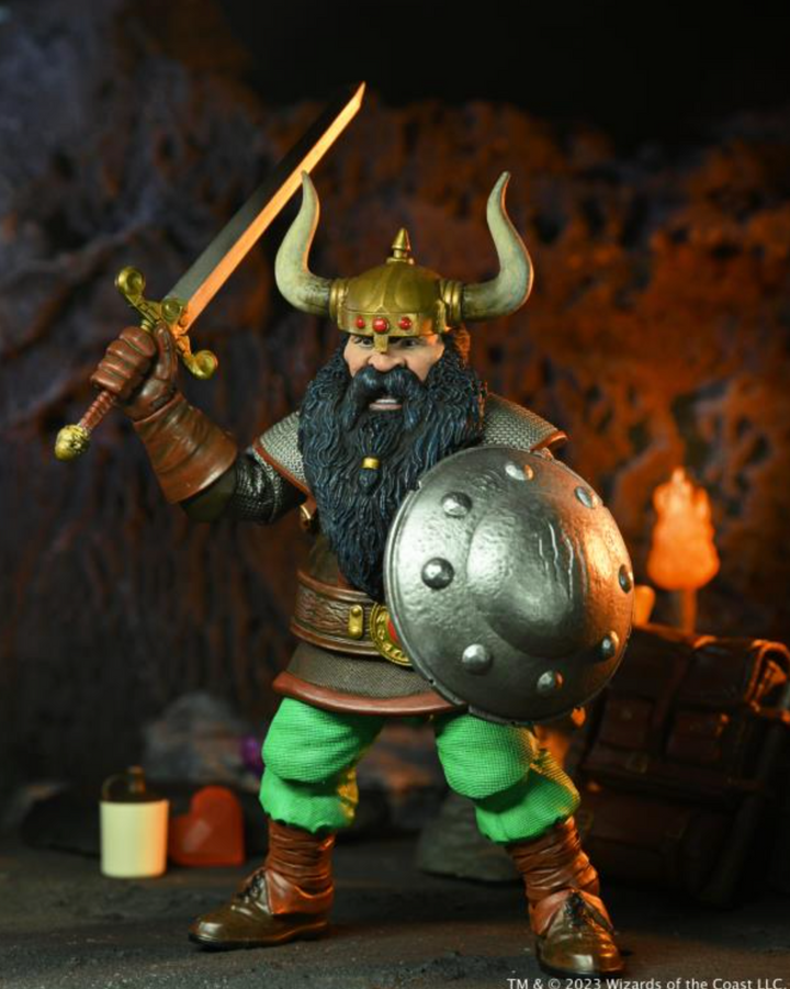 Dungeons & Dragons Ultimate Elkhorn the Good Dwarf Fighter 7" Action Figure