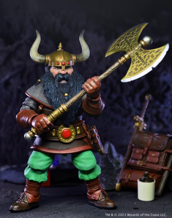 Dungeons & Dragons Ultimate Elkhorn the Good Dwarf Fighter 7" Action Figure