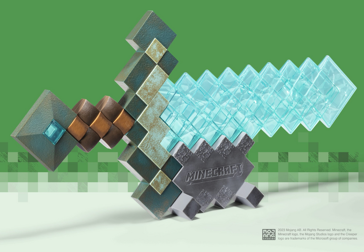Official Minecraft Diamond Sword Collector Replica