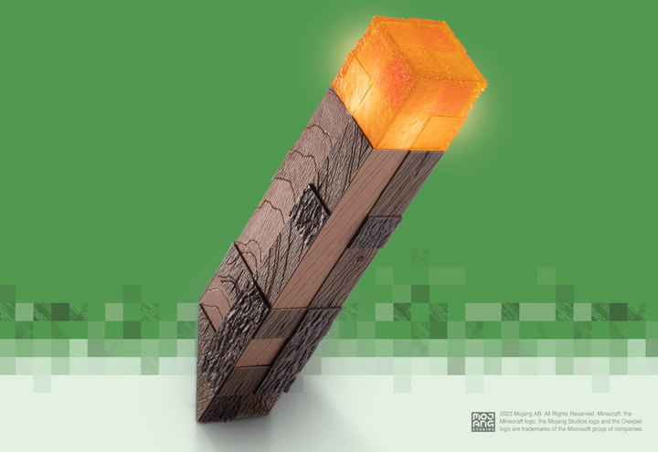 Official Minecraft Torch Illuminating Collector Replica